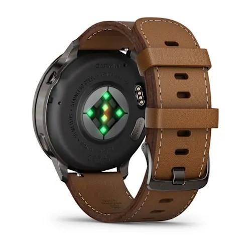Garmin Venu 4 3,56 cm (1.4") AMOLED 45 mm Cyfrowy 454 x 454 px Ekran dotykowy Czarny Wi-Fi GPS