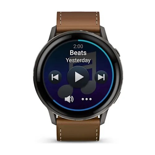 Garmin Venu 4 3,56 cm (1.4") AMOLED 45 mm Cyfrowy 454 x 454 px Ekran dotykowy Czarny Wi-Fi GPS