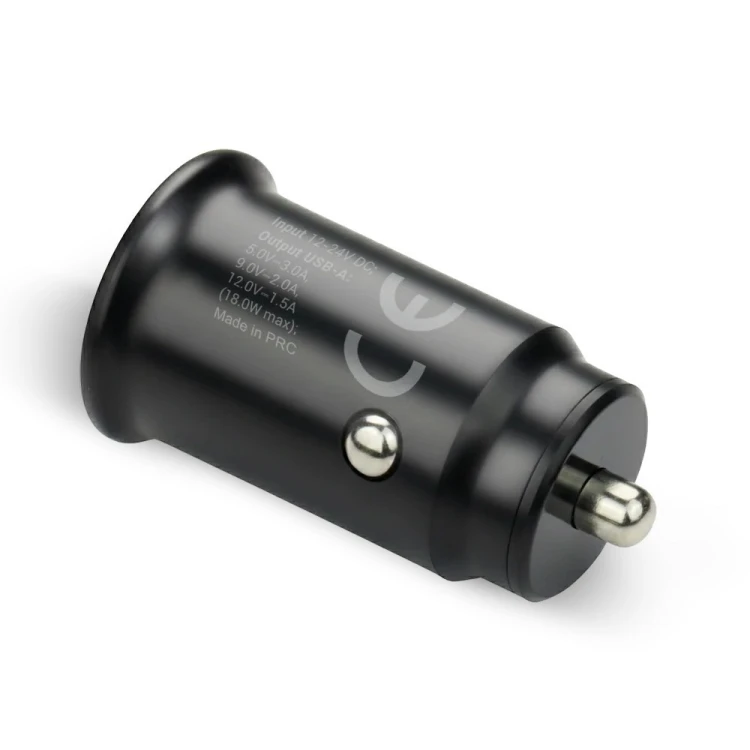 EVERACTIVE ŁADOWARKA SAMOCHODOWA 1 X USB CZARNA + KABEL CC-15QC