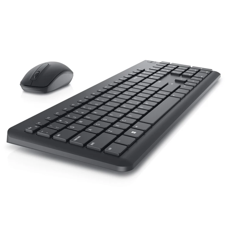 DELL KM3322W klawiatura Dołączona myszka RF Wireless Amerykański międzynarodowy Czarny