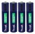 Baterie AAA Trust USB-C RECHARGEABLE BATTERIES 4P