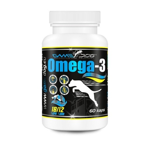Game Dog OMEGA-3 kapsułki Suplement dla psa 60 kapsułek