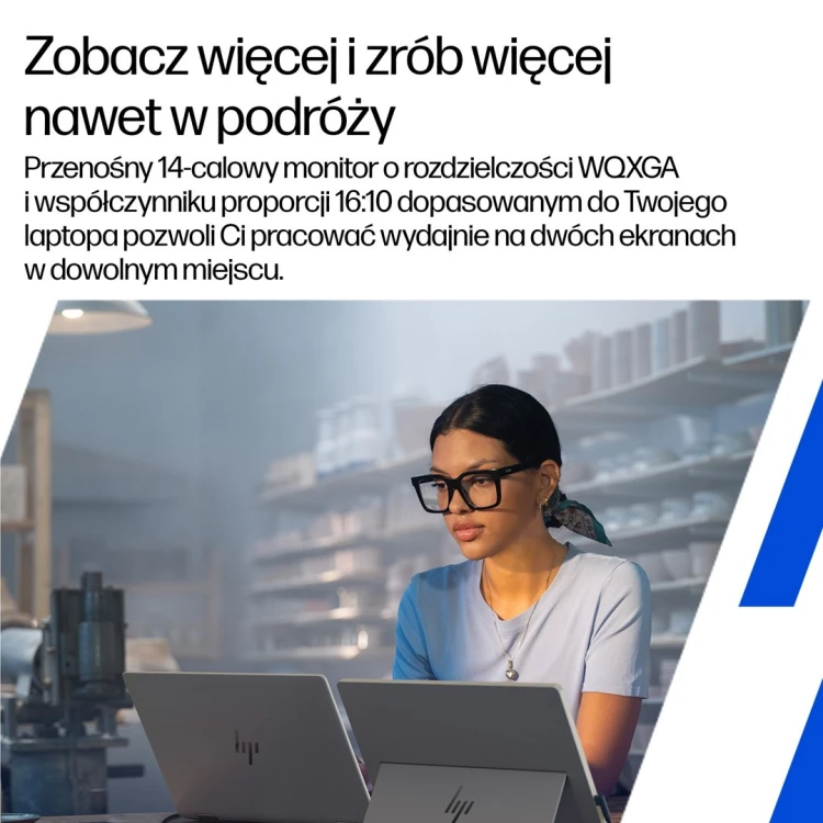 HP Series 5 Pro 14-calowy monitor przenośny Pro z serii 5 WQXGA – 514pn