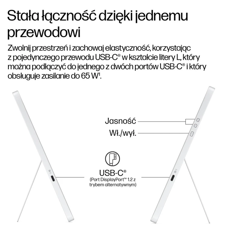 HP Series 5 Pro 14-calowy monitor przenośny Pro z serii 5 WQXGA – 514pn