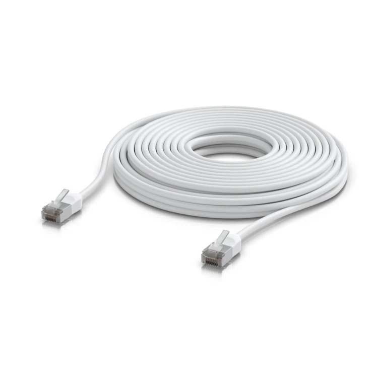 Ubiquiti UACC-Cable-Patch-Outdoor-C6A-12M-W kabel sieciowy Biały Cat6a F/UTP (FTP)
