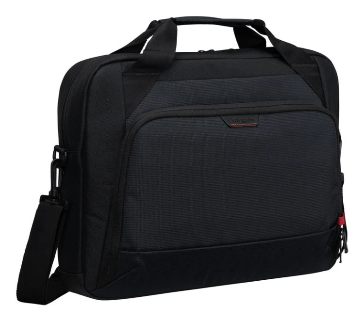 Targus EcoSmart 40,6 cm (16") Aktówka Czarny, Czerwony