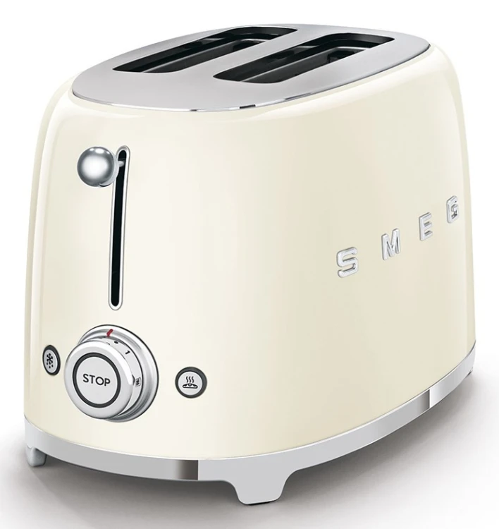 Smeg TSF01CREU toster 6 2 kaw. 950 W Kremowy