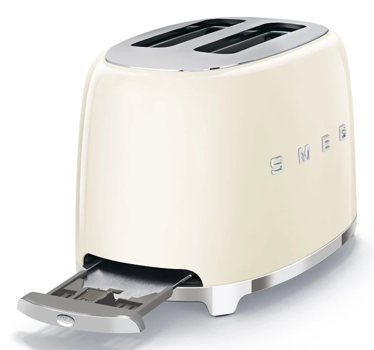 Smeg TSF01CREU toster 6 2 kaw. 950 W Kremowy