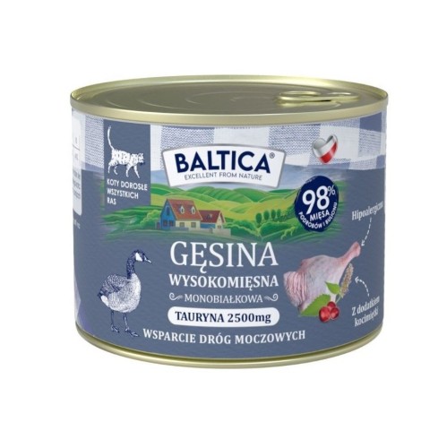 BALTICA SMAKI REGIONÓW Kot dorosły Gęsina 185g