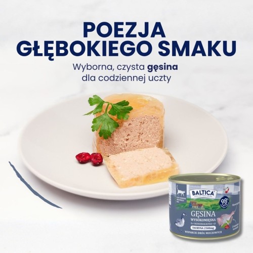 BALTICA SMAKI REGIONÓW Kot dorosły Gęsina 185g