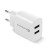 EVERACTIVE ŁADOWARKA SIECIOWA 2XUSB 2,4A BIAŁA SC-220