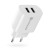 EVERACTIVE ŁADOWARKA SIECIOWA 2XUSB 2,4A BIAŁA SC-220