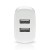 EVERACTIVE ŁADOWARKA SIECIOWA 2XUSB 2,4A BIAŁA SC-220