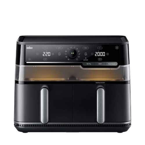 Braun TwinCook 5 Podwójny 10 l Autonomiczny 2800 W Frytkownica na gorące powietrze Czarny