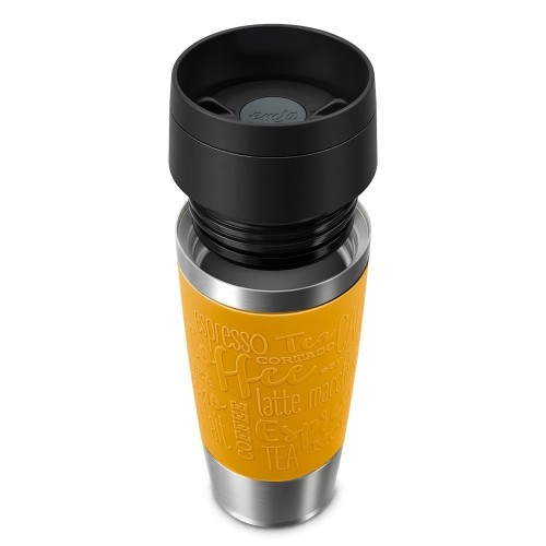 EMSA Travel Mug Classic 36 ml Stal nierdzewna, Żółty