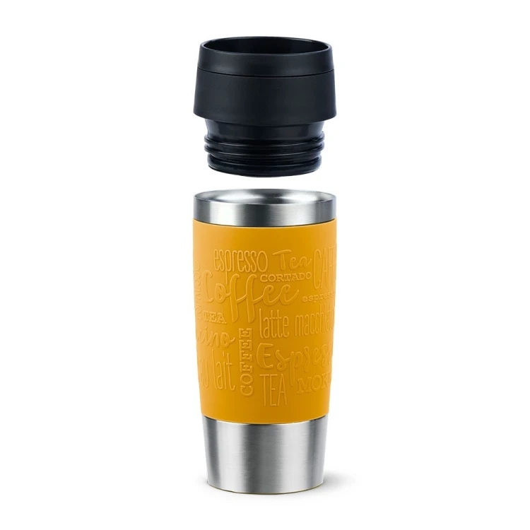 EMSA Travel Mug Classic 36 ml Stal nierdzewna, Żółty