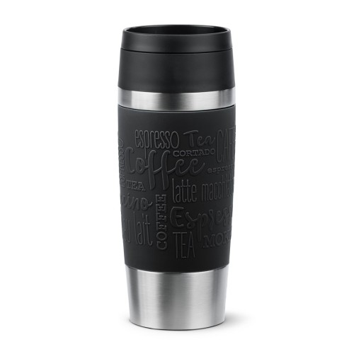 EMSA Travel Mug Classic N2020200 kubek podróżny 360 ml Czarny, Stal nierdzewna Stal nierdzewna
