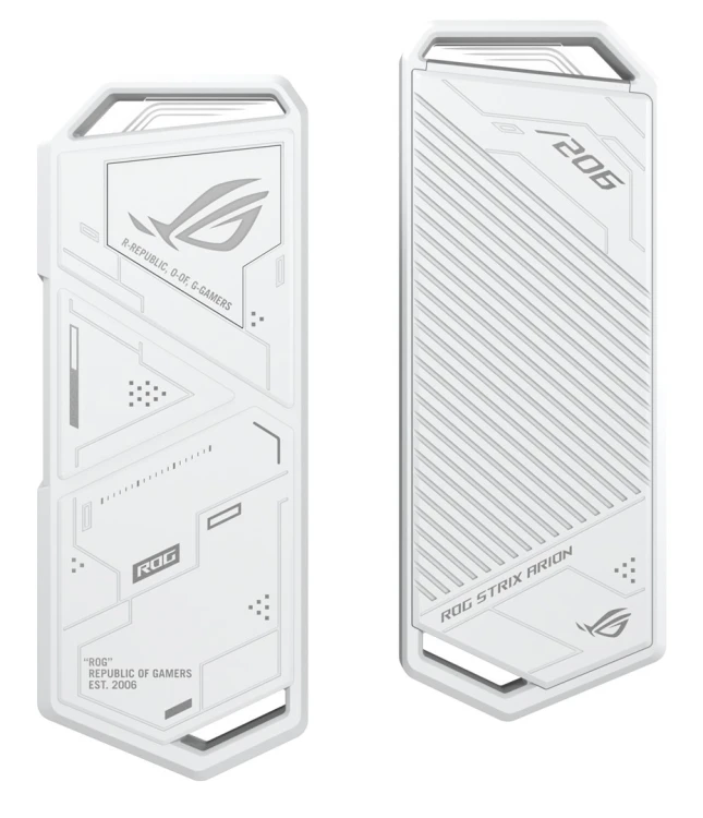 ASUS ROG Strix Arion White Edition Obudowa SSD Biały M.2