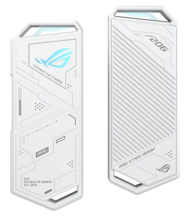 ASUS ROG Strix Arion White Edition Obudowa SSD Biały M.2
