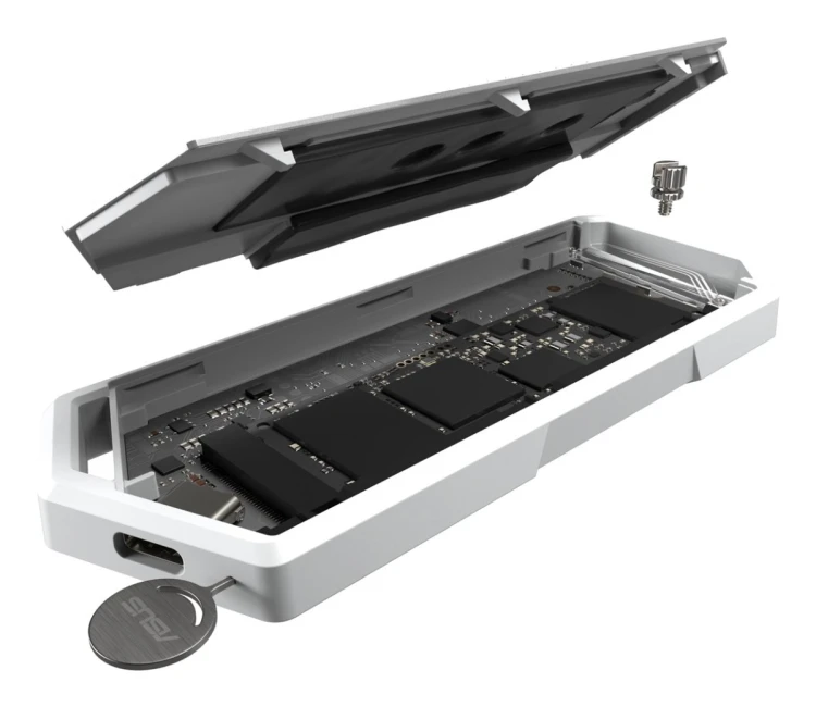 ASUS ROG Strix Arion White Edition Obudowa SSD Biały M.2