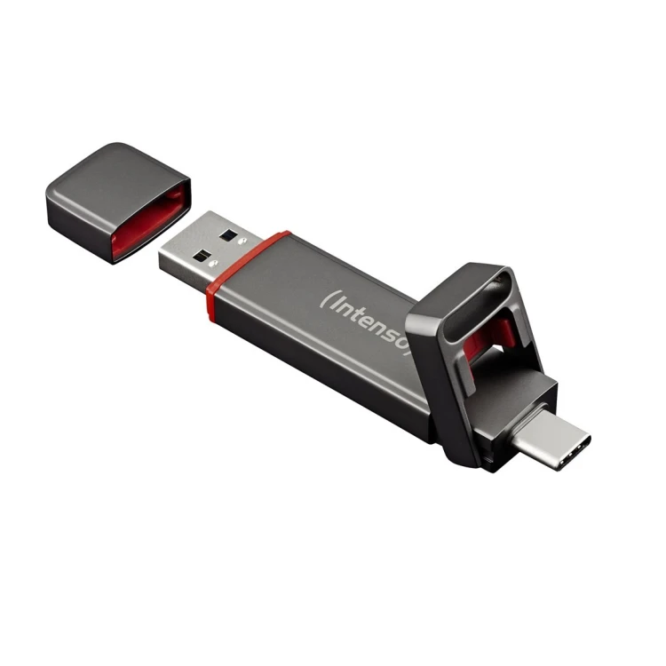Intenso 3850460 Zewnętrzny dysk SSD 1 TB USB Type-A / USB Type-C 3.2 Gen 1 (3.1 Gen 1) Antracyt