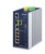 PLANET IGS-5225-4UP1T2S łącza sieciowe Zarządzany L2+ Gigabit Ethernet (10/100/1000) Obsługa PoE Niebieski, Srebrny