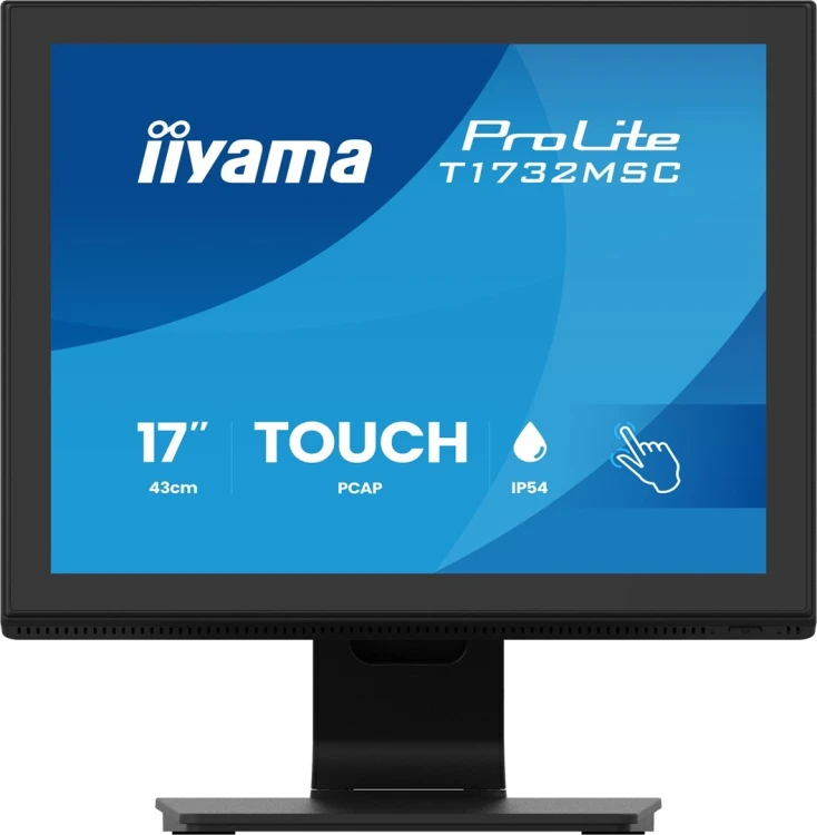 iiyama ProLite T1732MSC-B2S monitor komputerowy 43,2 cm (17") 1280 x 1024 px SXGA LED Ekran dotykowy Czarny