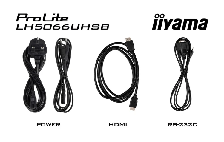 iiyama LH5066UHSB-B1AG signage display Płaski panel Digital Signage 127 cm (50") LCD Wi-Fi 800 cd/m2 4K Ultra HD Czarny Procesor wbudowany Android 24/