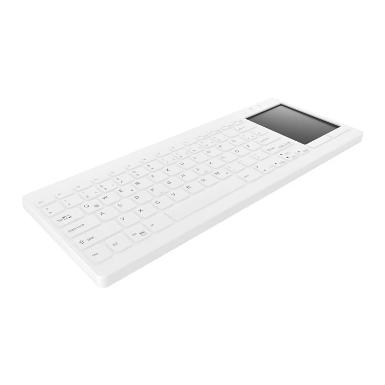 Contour Design Active Key AK-C4412F klawiatura Medyczna USB QWERTZ Niemiecki Biały