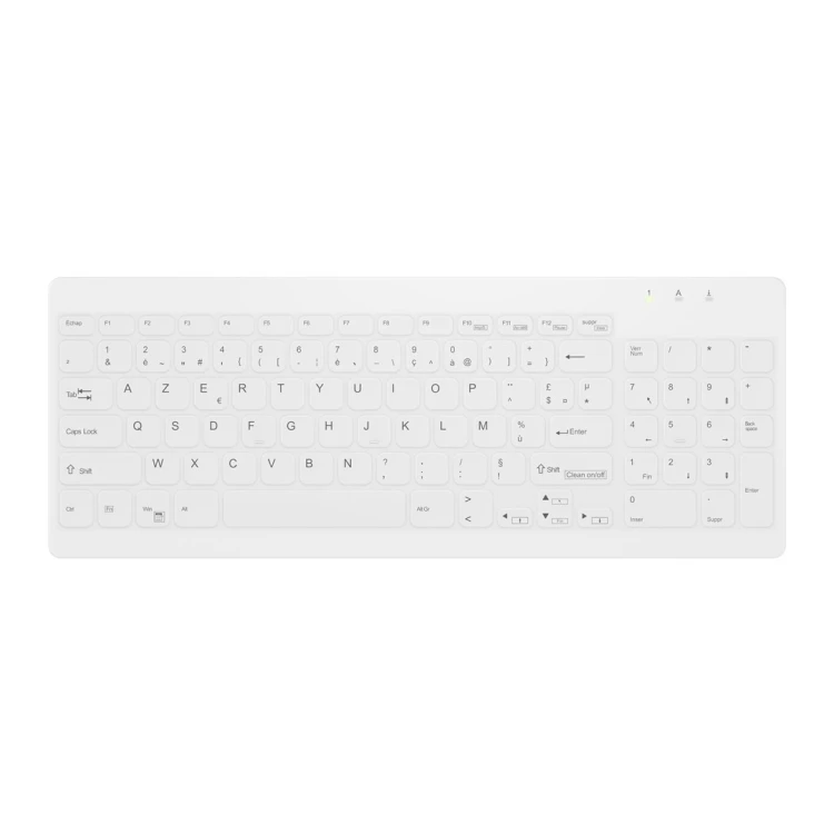 Contour Design Active Key AK-C7012 klawiatura Medyczna USB Francuski Biały