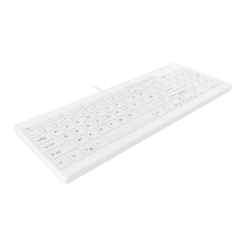 Contour Design Active Key AK-C7012 klawiatura Medyczna USB Francuski Biały