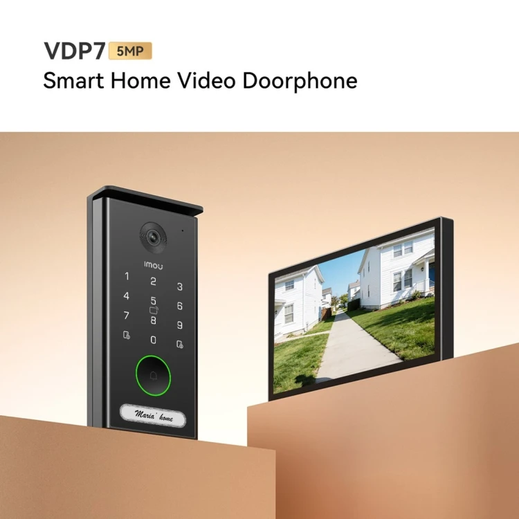 Imou VDP7 wideodomofon 5 MP 17,8 cm (7") Czarny
