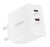 Ładowarka sieciowa Lenovo G0A6065WEU GaN 2x USB-C 65W biała