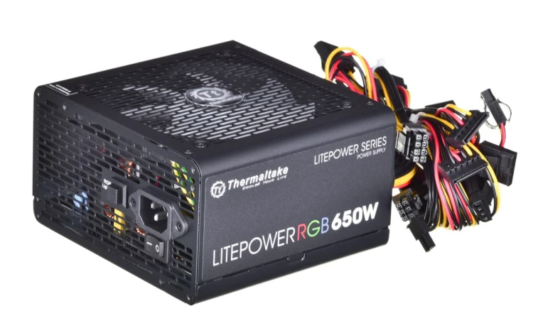 Zasilacz Thermaltake Litepower RGB PS-LTP-0650NHSANE-1 (650 W; Aktywne; 120 mm)