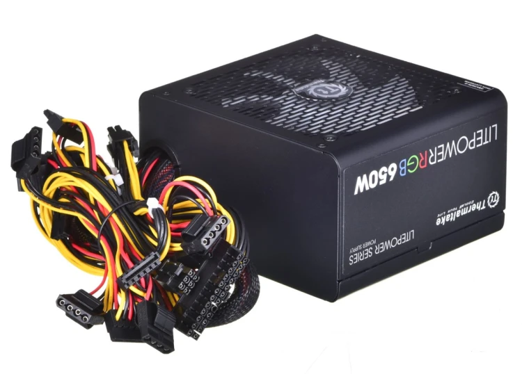 Zasilacz Thermaltake Litepower RGB PS-LTP-0650NHSANE-1 (650 W; Aktywne; 120 mm)