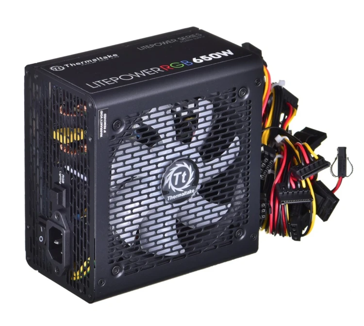 Zasilacz Thermaltake Litepower RGB PS-LTP-0650NHSANE-1 (650 W; Aktywne; 120 mm)