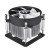 THERMALTAKE GRAVITY I3 INTEL 95W 90MM 4PIN ALUMINUM CL-P094-AL09WT-A