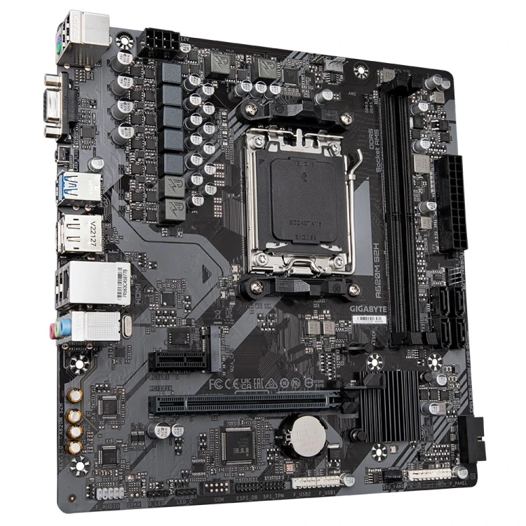 Płyta główna Gigabyte A620M S2H (A620, AM5, mATX, DDR5)