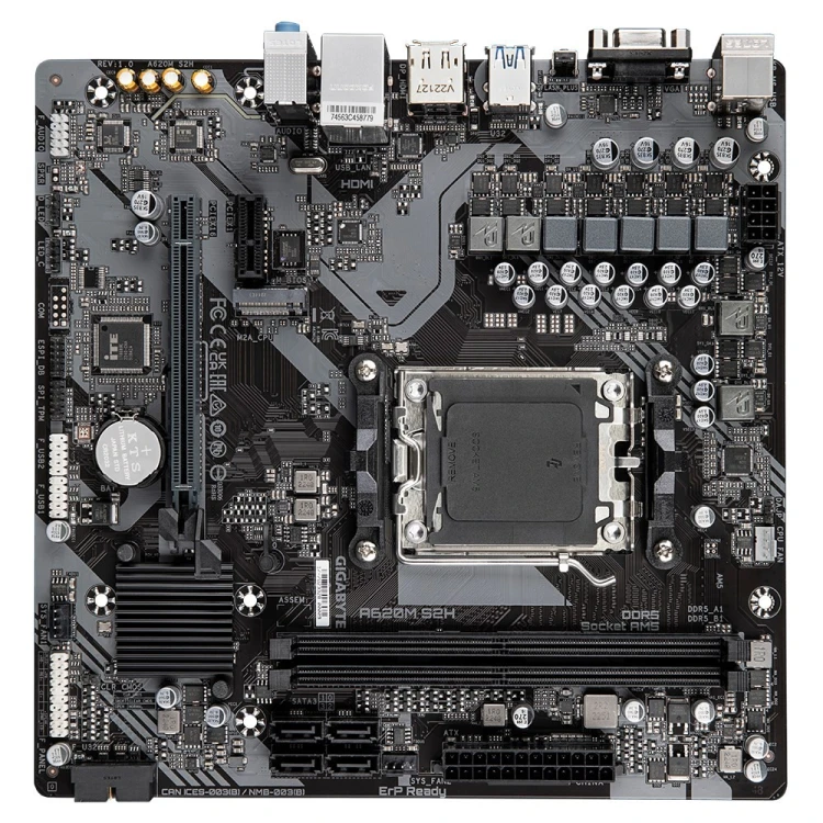 Płyta główna Gigabyte A620M S2H (A620, AM5, mATX, DDR5)