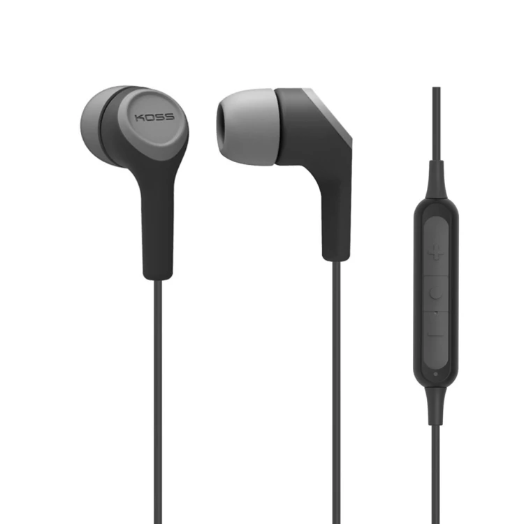 Koss BT115i Zestaw słuchawkowy Bezprzewodowy Douszny Połączenia/muzyka Bluetooth Czarny, Szary