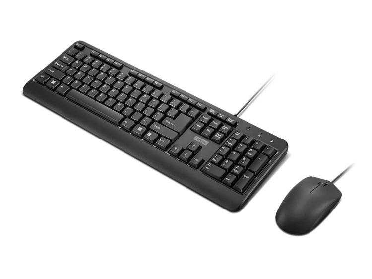 Zestaw klawiatura i mysz przewodowe Lenovo 160 Wired Combo
