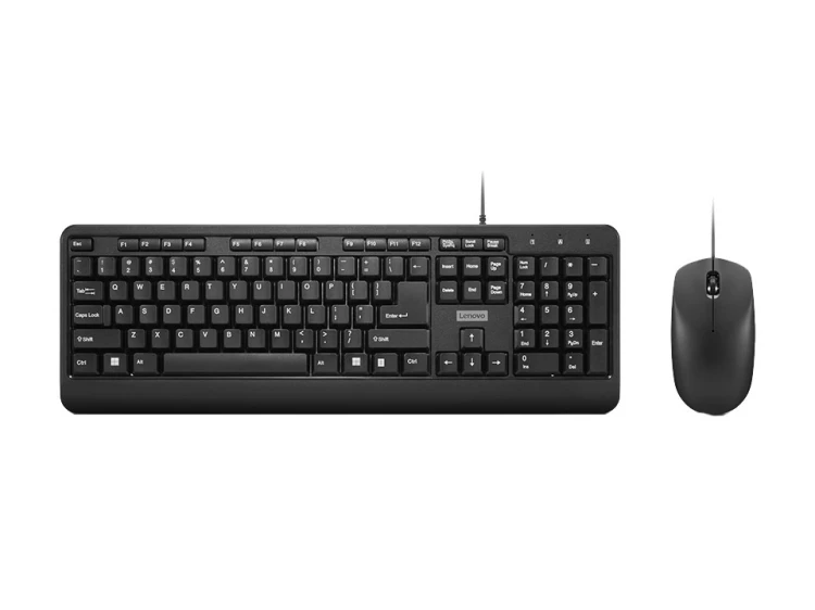Zestaw klawiatura i mysz przewodowe Lenovo 160 Wired Combo