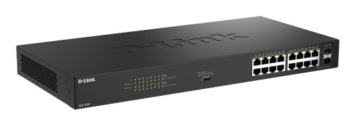 D-Link DGS-1018P Nie zarządzany Gigabit Ethernet (10/100/1000) Obsługa PoE Czarny