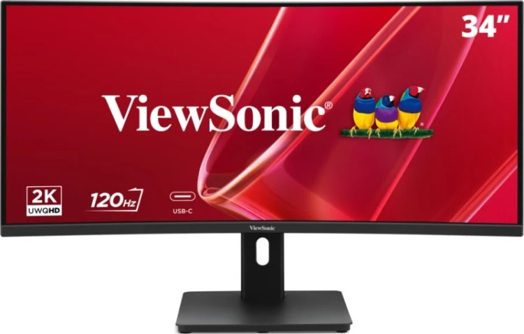 Viewsonic VA VA3420C-2 monitor komputerowy 86,4 cm (34") 3440 x 1440 px UltraWide Quad HD LED Czarny