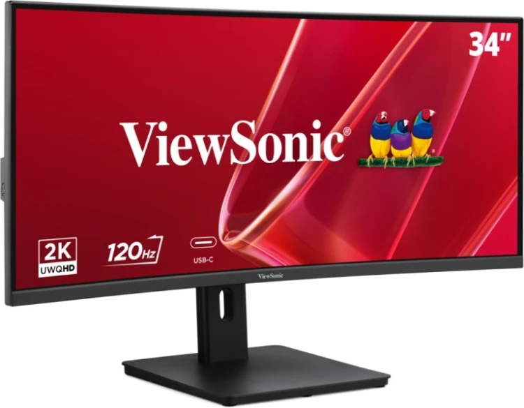 Viewsonic VA VA3420C-2 monitor komputerowy 86,4 cm (34") 3440 x 1440 px UltraWide Quad HD LED Czarny