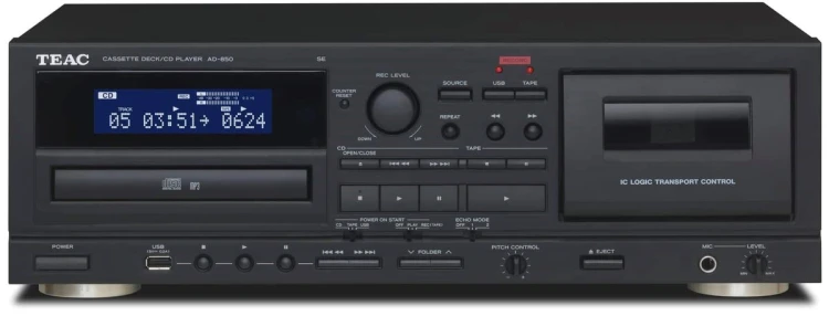 TEAC AD-850-SE/B odtwarzacz cd Czarny Osobisty odtwarzacz CD