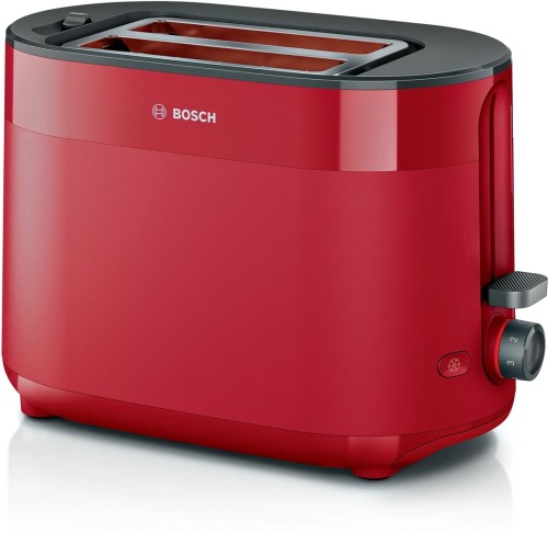 Bosch TAT2M124 toster 6 2 kaw. 950 W Czerwony