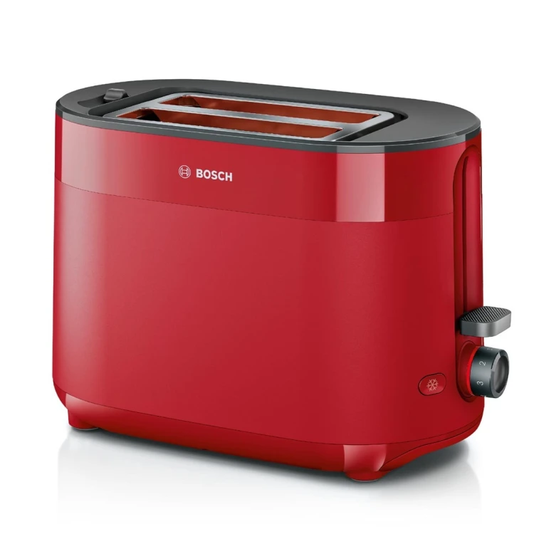 Bosch TAT2M124 toster 6 2 kaw. 950 W Czerwony