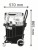 Bosch 0 601 9C3 300 odkurzacz 55 l Bęben próżniowy Suchy i Mokry 1380 W Bez worka