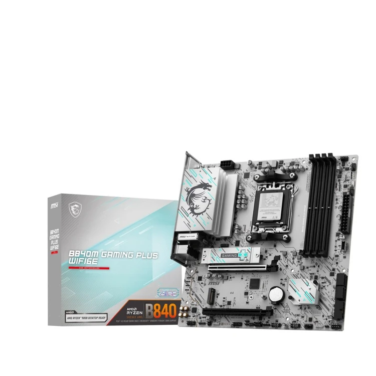 MSI B840M GAMING PLUS WIFI6E płyta główna AMD B840 Gniazdo AM5 micro ATX